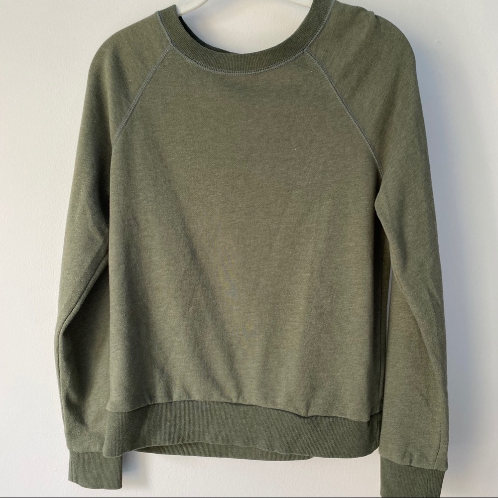 H&M Army Green Crewneck